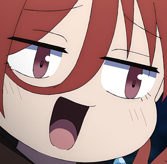 smug anime girl