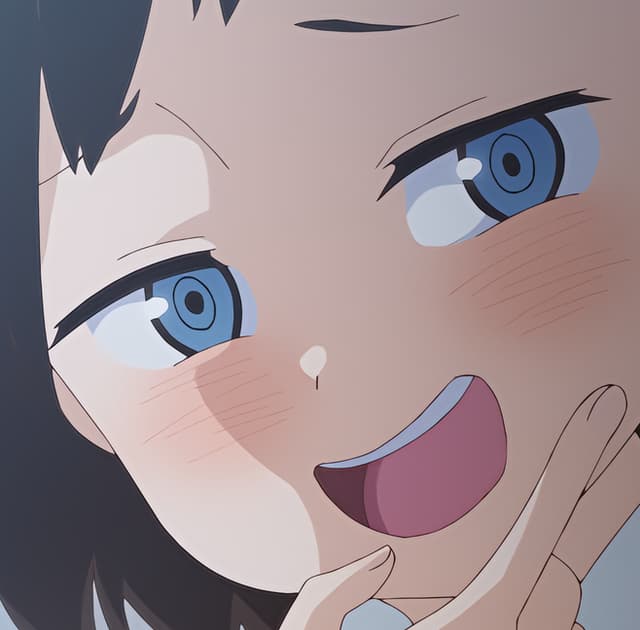 smug anime girl