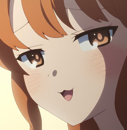 smug anime girl