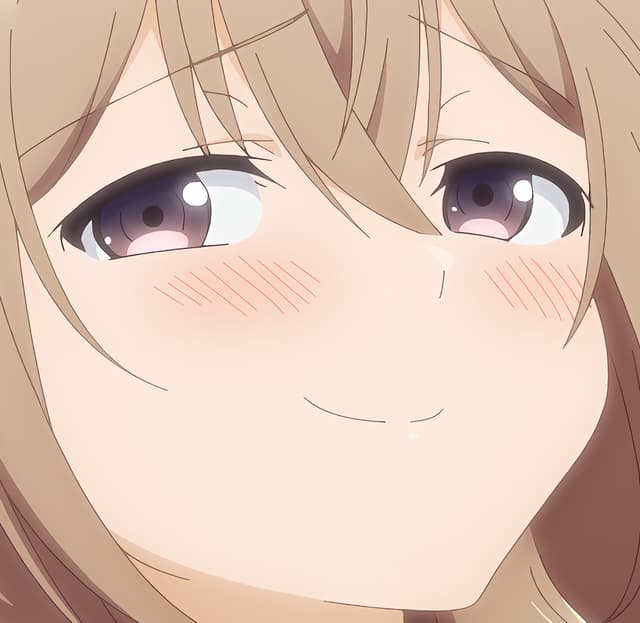 smug anime girl